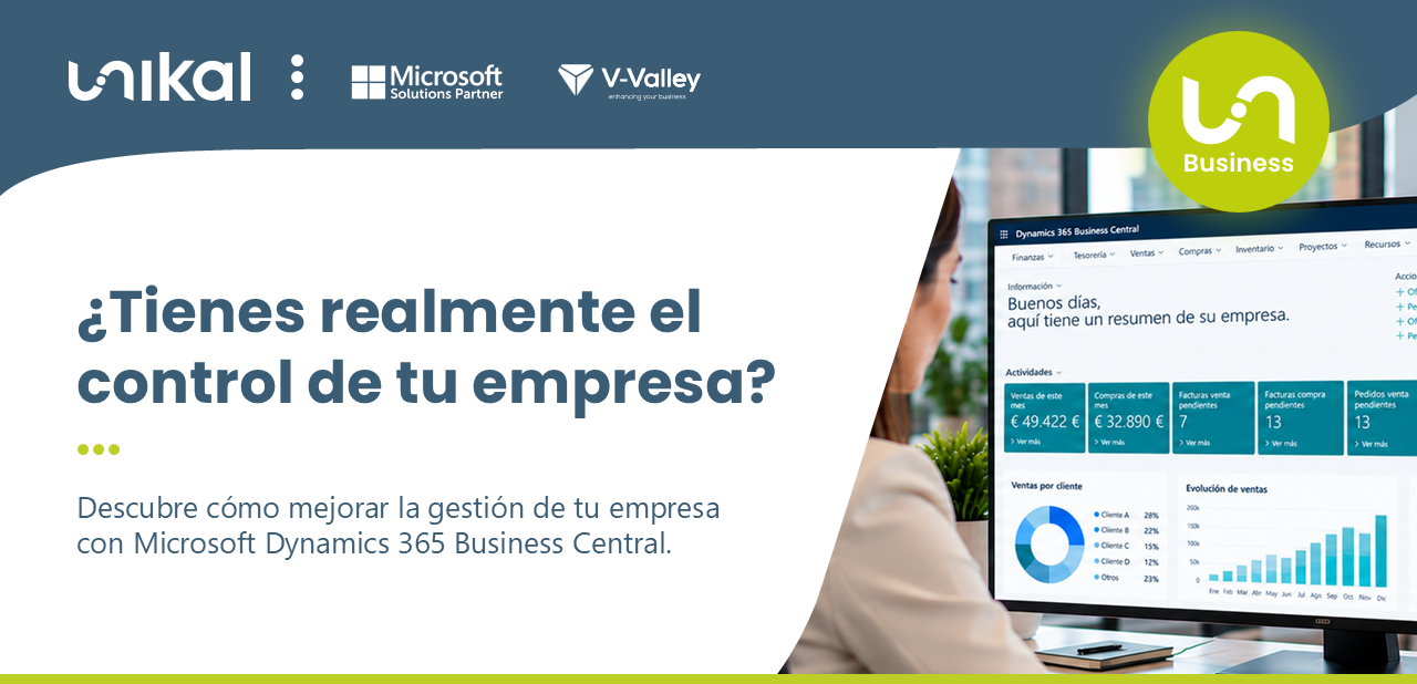 Mejora la gestión de tu empresa con Business Central Mejora la gestión de tu empresa con Business Central